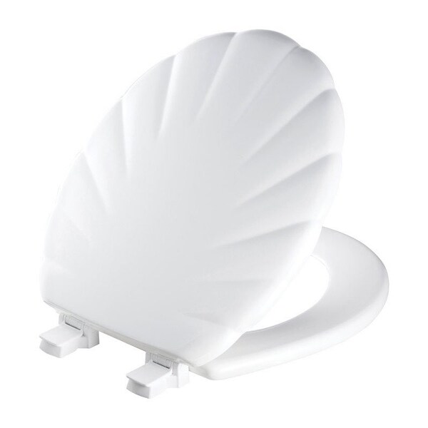 Mayfair Toilet Seat Rnd Wood Shell Wht 22EC000 Zoro
